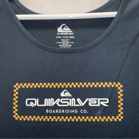 NWOT Men’s QuikSilver Board Riding Co. Graphic Tank Top Navy Blue 3XL - Picture 2 of 3